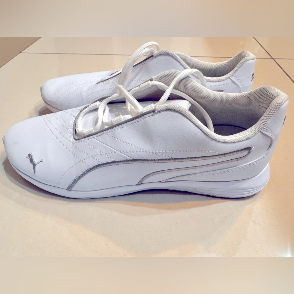 Puma White Athletic Shoes